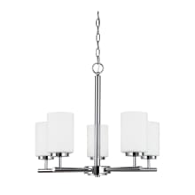 Oslo 5 Light 24" Wide Chandelier with LED Bulbs