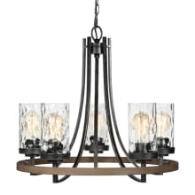 Gaston 5 Light 24" Wide Chandelier