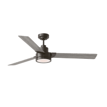 Jovie 58" 3 Blade LED Indoor / Outdoor Ceiling Fan with Wall Control