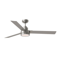 Jovie 58" 3 Blade LED Indoor / Outdoor Ceiling Fan with Wall Control