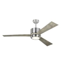3 Bladed 52" Indoor Ceiling Fan - LED Light Kit and Blades Included