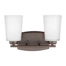 Franport 2 Light 13" Wide Bathroom Vanity Light