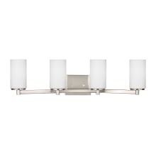 Hettinger 4 Light 29" Wide Bathroom Vanity Light