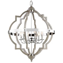 Socorro 6 Light 25" Wide Taper Candle Chandelier
