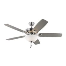 Colony 52" 5 Blade Indoor Ceiling Fan - Light Kit and Blades Included