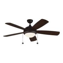 Discus Classic 52" 5 Blade Indoor Ceiling Fan - LED Light Kit Included