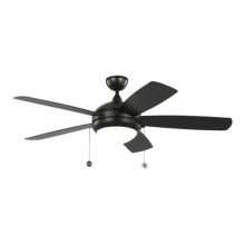 Discus Outdoor 52" 5 Blade Indoor / Outdoor Ceiling Fan with Integrated LED Light Kit