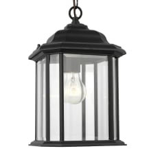 Kent 8" Wide Outdoor Mini Pendant with Clear Glass Shade