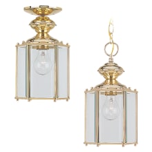 Classico 7" Wide Outdoor Mini Pendant / Semi-Flush Ceiling Fixture