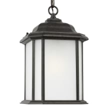 Kent 8" Wide Outdoor Mini Pendant with Frosted Glass Shade