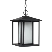 Hunnington 9" Wide Outdoor Mini Pendant with Frosted Glass