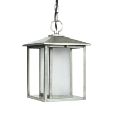 Hunnington 9" Wide Outdoor Mini Pendant with Frosted Glass