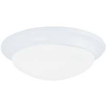 Nash 2 Light 14" Wide LED Flush Mount Bowl Ceiling Fixture - Bulbs Included