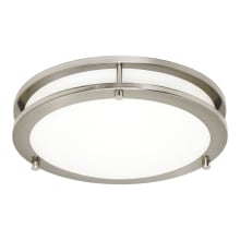 Mahone 15" Wide LED Flush Mount Drum Ceiling Fixture