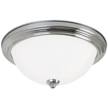 Geary 2 Light 13" Wide LED Outdoor Flush Mount Bowl Ceiling Fixture