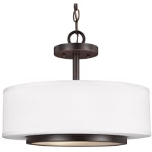 Nance 2 Light 16" Wide Pendant / Semi-Flush Ceiling Fixture