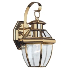 Lancaster 12" Tall Outdoor Wall Sconce with Scroll Accent