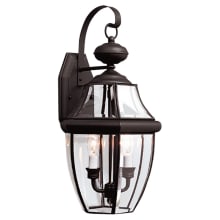 Lancaster 2 Light 21" Tall Outdoor Wall Sconce