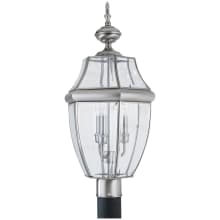 Lancaster 3 Light 24" Tall LED Post Light