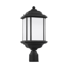Kent 21" Tall Outdoor Single Head Post Light with Frosted Glass