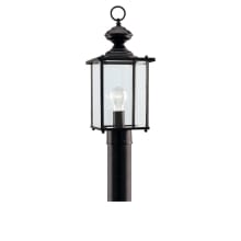 Jamestowne 18" Tall Outdoor Single Head Post Light with Clear Glass