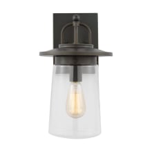 Tybee 16" Tall Wall Sconce with Clear Glass Shade