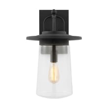 Tybee 19" Tall Wall Sconce with Clear Glass Shade