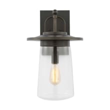 Tybee 19" Tall Wall Sconce with Clear Glass Shade