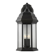 Sevier 3 Light 23" Tall Outdoor Wall Sconce