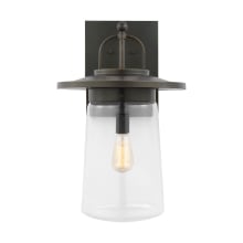 Tybee 22" Tall Wall Sconce with Clear Glass Shade