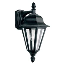 Brentwood 18" Tall Outdoor Wall Sconce with Clear Glass