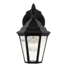 Bakersville 11" Tall Outdoor Wall Sconce with Glass Shade