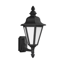 Brentwood 20" Tall Outdoor Wall Sconce with Frosted Glass