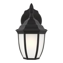 Bakersville 11" Tall Outdoor Wall Sconce with Rounded Frosted Glass Shade