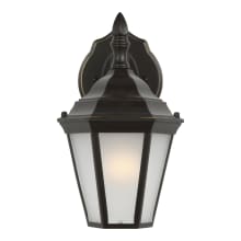 Bakersville 11" Tall Outdoor Wall Sconce with Frosted Glass Shade
