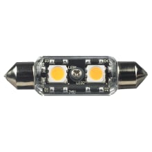 Single 0.66 Watt T3 Festoon LED Bulb - 59 Lumens, 2700K, and 80CRI