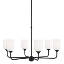 Emile 6 Light 30" Wide Chandelier