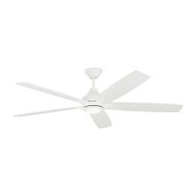 Lowden Smart 60" 5 Blade Smart LED Indoor Ceiling Fan with Remote Control