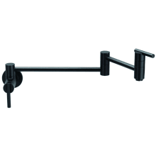 Parma 2.2 GPM Wall Mounted Pot Filler with 20" Double-Jointed Swinging Spout