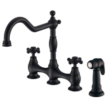 Opulence Kitchen Faucet with Metal Side Spray