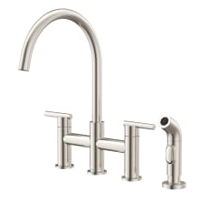 Parma 1.75 GPM Deck Mounted Bridge Faucet with Side Spray