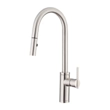 Parma 1.75 GPM Single Hole Pull Down Kitchen Faucet