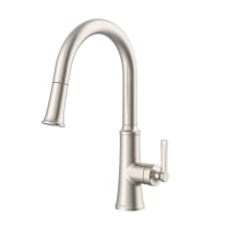Northerly 1.75 GPM Single Hole Pull Down Kitchen Faucet - Includes Escutcheon