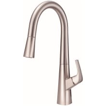 Vaughn 1.75 GPM Single Hole Pull Down Kitchen Faucet