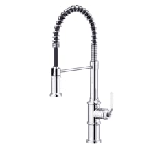 Kinzie 1.75 GPM Single Hole Pre-Rinse Pull Down Kitchen Faucet