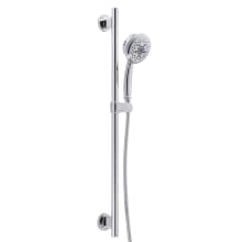 Versa 1.75 GPM Multi Function Hand Shower Package with Dual Valve Technology - Includes Slide Bar and Hose