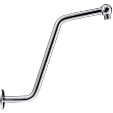 13-3/8" S Shaped Shower Arm with Flange