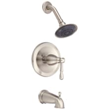 Pressure Balanced Tub and Shower Trim Package with Single Function Shower Head From the Eastham Collection (Less Valve)
