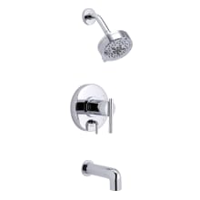 Parma Tub and Shower Trim Package with 1.75 GPM Multi Function Shower Head