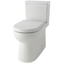 Wicker Park 1.28 GPF Two Piece Elongated Chair Height Toilet with Left Hand Lever - Seat Included